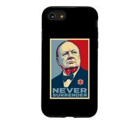 Winston Churchill Never Surrender Iconic Print Case for iPhone SE (2020) / 7/8
