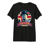 Winston Churchill Never Surrender Premium T-Shirt
