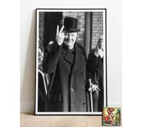 Winston Churchill Photo As Poster Similiar To A1-36"x24" :: Bring Your Walls To Life !
