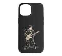 Winston Churchill Playing Electric Guitar Rock History 2 Case for iPhone 15