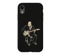 Winston Churchill Playing Electric Guitar Rock History 4 Case for iPhone XR