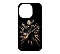 Winston Churchill Playing Guitar Rock Churchill Case for iPhone 14 Pro
