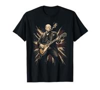 Winston Churchill Playing Guitar Rock Churchill T-Shirt