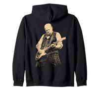 Winston Churchill Playing Guitar Vintage Zip Hoodie