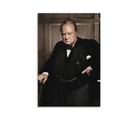 Winston Churchill Poster Art Wallpaper (7) Canvas Wall Art Prints Poster Photo Picture Painting Posters Room Decor 12x18inch(30x45cm)