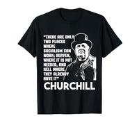 Winston Churchill Quote Anti-socialism Failure Envy History T-Shirt