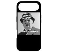 Winston Churchill Quote We Shall Never Surrender Case for iPhone Air