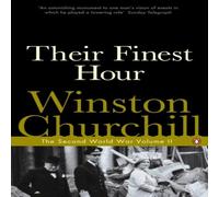 Winston Churchill Their Finest Hour Paperback Book Winston Churchill Multicolor
