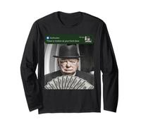 Winston Churchill There is Motion At Your Front Door History Long Sleeve T-Shirt