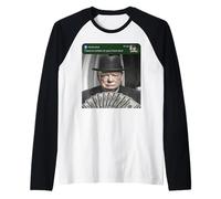 Winston Churchill There is Motion At Your Front Door History Raglan Baseball Tee