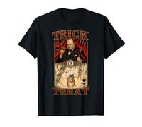 Winston Churchill Trick or Treat Devil Angel Playing Card Value Graphic T-Shirt