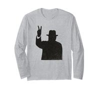 Winston Churchill Victory Sign British WWII Icon Long Sleeve T-Shirt