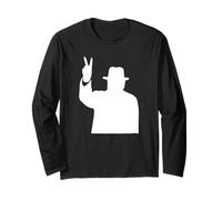 Winston Churchill Victory Sign British WWII Icon Long Sleeve T-Shirt