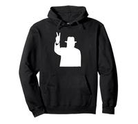 Winston Churchill Victory Sign British WWII Icon Pullover Hoodie