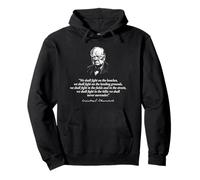 Winston Churchill We Shall Never Surrender Quote Pullover Hoodie