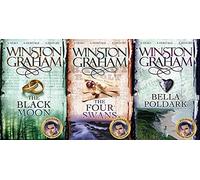 Winston Graham 3 Book set (Poldark Series) - The Black Moon / The Four Swans / Bella Poldark