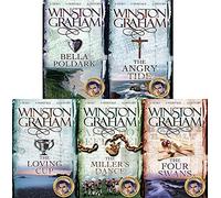 Winston Graham 5 Book set (Poldark Series) Bella Poldark / The Angry Tide / The Loving Cup / The Miller's Dance / The Four Swans