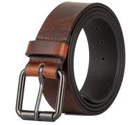 Winston Hide Leather Belts For Men Full Grain Genuine Leather Men's Belts 1.5" Wide Designed In London with Anti Scratch Buckle (Brown, 2XLarge (44"-47"))