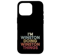 Winston Name Winston Personalized Name First Given Case for iPhone 16 Pro
