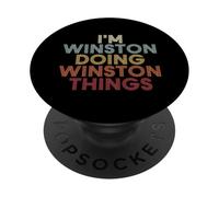 Winston Name Winston Personalized Name First Given PopSockets Adhesive PopGrip