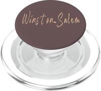 Winston-Salem North Carolina Vintage elegant design PopSockets PopGrip for MagSafe