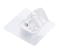 WINSX Adjustable Shower Head Holder Suction Cup Shower Head Bracket Strong Paste Hand Shower Bracket No Drilling Universal Wall Mount Bracket for Bathroom Bidet Sprayer,Transparent