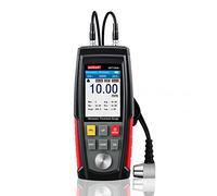 Wintact Digital Ultrasonic Thickness Gauge Tester Meter, Range 1 to 300 mm with Probe for Measuring Metal and Nonmetal Materials, Steel, Silver, Plastic, Glass, PVC, Pipes