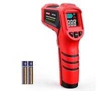 Wintact Laser Infrared Thermometer Gun, Surface Heat Temperature Gun, Non-Contact Digital Thermometer for Kitchen Cooking Food, Pizza Oven, BBQ, Griddle, Soap Making, HVAC (WT313B) (WT313B)