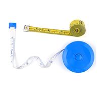 WINTAPE 2PCS Measuring Tape for Body,Soft Tape Measure for Body Sewing Fabric Tailor Cloth Craft Measurement Tape，60 Inch/1.5M Retractable Dual Sided Measure Tape Set (Blue+Yellow)