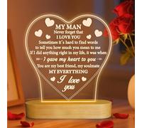 Wintarn Valentines Gift for Him Men, I Love U to My Husband's gifts,Valentines Day Decorations for Room Decor,Gifts for Birthday, Valentine's Day, Couples gift for Husband Boyfriend My Man