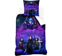 Wintdeer Descendants Bed Linen 135 x 200 cm Microfibre · Bedding Set · Teenagers & Adults - Pillowcase 80 x 80 cm + Duvet Cover 135 x 200 cm
