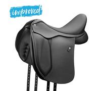 Wintec 500 Adjustable Synthetic Dressage Saddle Black with HART 16.5-18" NEW