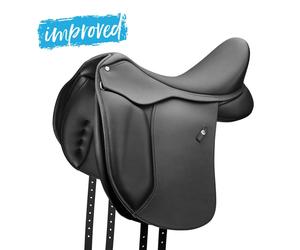 Wintec 500 Adjustable Synthetic Dressage Saddle Black with HART 16.5-18" NEW