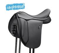 Wintec 500 WIDE Dressage Adjustable Synthetic Saddle HART 16"-18" Black Brown