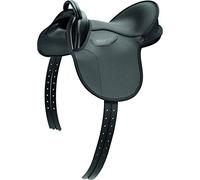 Wintec Black Equileather Kids Saddle with Foam Pad, Ideal for Beginners