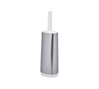 Wintem Toilet Brush Holder, White and Silver, nd