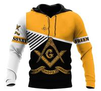 Winter 3D Print Freemasonry Symbol AG Hoodies, Masonic Full Size Sweatshirt Zip Up Hoodies Jacket for Men,Hoodies 2,3XL