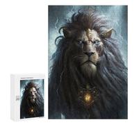 Winter Activity Gift - Lion Fairy Godmother, Decorative Jigsaw for Grown-Ups, 300 PCS; for Couples, Friends And Family