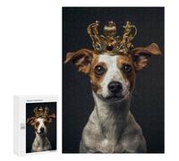 Winter Activity Gift - Little Dog King, Decorative Jigsaw for Grown-Ups, 300 PCS; for Couples, Friends And Family