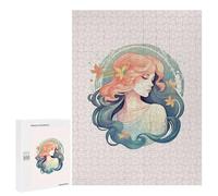 Winter Activity Gift - Virgo Zodiac Horoscope, Jigsaw Puzzle for Adults, 500 PCS - to Assemble, Frame And Display
