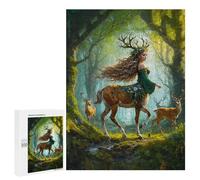 Winter Activity Gift - Whispers in The Wildwood, Decorative Jigsaw for Grown-Ups, 500 PCS; for Couples, Friends And Family