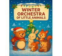 Winter Animal Orchestra - Coloring Book for Kids