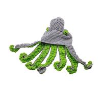 Winter Apparel Party Tricky Funny Head Cover Crochet Yarn Hat Crochet Hat The Perfect Addition to Your Everyday Winter Wardrobe Cut Proof Hood (B, One Size)