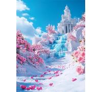 Winter Architecture 300 Piece Jigsaw Puzzles for Adults, Fun jigsaw puzzles 300 pieces, Challenging Puzzle Perfect for Game Nights, Finished Puzzle Size is 40x28cm