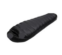 Winter Autumn Ultra Light Down Sleeping Bag Outdoor Travel Camping White Duck for Camping(Black,1000g)