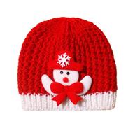 Winter Baby Knit Hat with Adorable Animal Designs Warm Soft Yarn Infant Cap for Newborn Holiday Photoshoot and Outdoor Daily Use Christmas Hats Flat Kids Childrens Hair Accessories