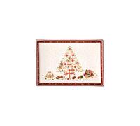 Winter Bakery Delight Rect. cake platter large