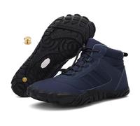 Winter Barefoot Grounding Shoes with Copper, Hike Winter Barefoot Boots Womens Mens, Non-Slip Copper Grounding Shoes (A108blue, M, Adult, Women, 3, Numeric, UK Footwear Size System, Medium)