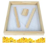 Winter Bee Hive Candy Board Pine Wood Feeder for Beekeeping Assembled 10 Frame Bee Candy Feeder Essential Hive Supplies for Healthy Bees