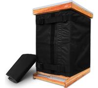 Winter Bee Hive Wrap for 8 and 10 Frame Hives Beekeeping Supplies, Ensuring Warmth and Comfort, 600D Oxford Insulated Cover, Waterproof, Windproof, Lightweight, Eco-Friendly, Reusable, 75.6" x 23.67"